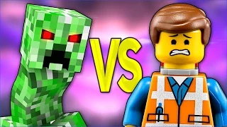 MINECRAFT VS LEGO | СУПЕР РЭП БИТВА | Майнкрафт ПРОТИВ Лего