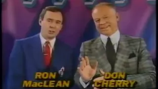 Coach's Corner - Classic Don Cherry and Ron MacLean Clips