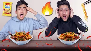 SPICIEST MAGGI CHALLENGE WITH MY BROTHER !!