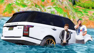 ОТЕЦ И СЫН В GTA 5 - ПОЕЗДКА С СЫНОМ НА РЫБАЛКУ! СЫНОК УТОПИЛ МОЙ RANGE ROVER В РЕКЕ! 🌊ВОТЕР