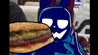 "can I get uuuh burger" meme. but with rain world characters and made by a lazy and bad animator