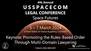 USSPACECOM Legal Conf 2024 Day 1 Keynote: The Honorable Caroline Krass, DOD General Counsel