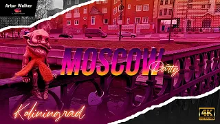 Walk Moscow 4K - Walking tour in Kaliningrad, Königsberg - HDR video walking travel Russia 2023 now