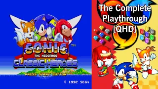 Sonic Classic Heroes: Full Game (Team Sonic) All Emeralds, No Deaths, Super + Hyper Form [QHD/60FPS]