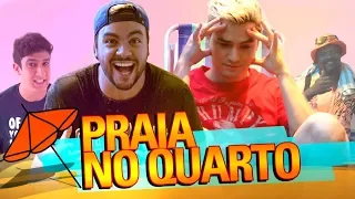 TRANSFORMEI O QUARTO DO FELIPE EM UMA PRAIA - TROLLAGEM