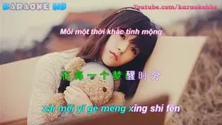 Meng Xing Shi Fen - Ảo Mộng Tình Yêu Nhạc Hoa | 梦醒时分 ( Pinyin kara + Vietsub )