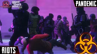 RIOTS | PANDEMIC | Part 14 | GTA 5 Zombie Movie Machinima