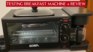 Testing out 3 in 1 Breakfast machine + Review !