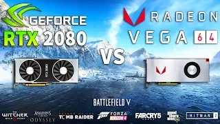 VEGA 64 OC vs RTX 2080 Test in 8 Games