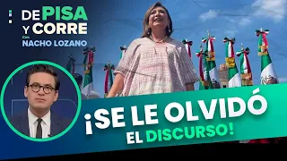 Xóchitl Gálvez olvida discurso frente a Monumento a la Revolución | DPC con Nacho Lozano