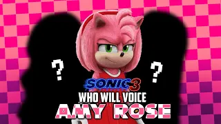 Who Will Voice Amy Rose in Sonic Movie 3?