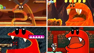 Evolution of - Gargantua Blargg in Yoshi Games