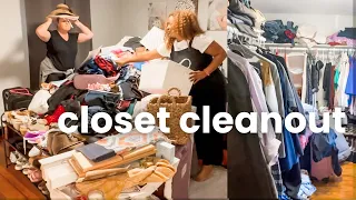 EXTREME CLOSET DECLUTTER AND ORGANIZE!! Closet Decluttering Motivation! Declutter With Friends👗📦