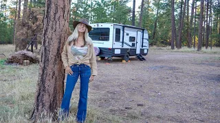 A NATURAL WORLD WONDER? & AIR FRIED RIB EYE STEAK | Living In A Travel Trailer | Van Life Arizona