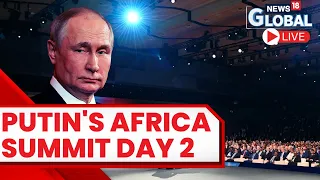 Putin Africa Summit Day 2 LIVE |  Russia Africa Summit | Putin With African Leaders | Ukraine War