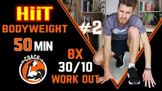 SPECIAL 8 X Tabata 30/10 Home Workout - by TABATAMANIA