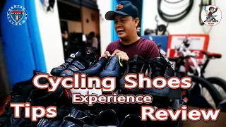 Clipless pedals and shoes tips and review