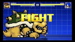 SONIC VS. BOWSER- MUGEN BATTLES