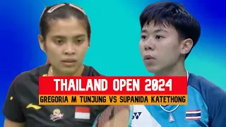 GREGORIA MARISKA TUNJUNG VS SUPANIDA KATETHONG [BADMINTON THAILAND OPEN 2024]