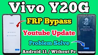 Vivo Y20G FRP Bypass | Android 11 | Youtube Update | Problem Solution | Without Pc | New Trick 2024.