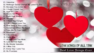 Hot Top 100 Romantic Love songs Playlist   Best Valentine Day Songs