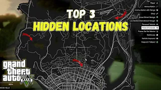 TOP 3 Secret Hidden Locations & Places  in GTA 5  Doesn’t Want You To Know