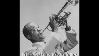 Louis Armstrong - On The Sunny Side Of The Street [with lyrics]