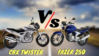 Comparativo Honda Cbx 250 Twister x Yamaha Fazer 250