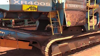 Terex Pegson XR400S Steel Tracked Jaw Crusher