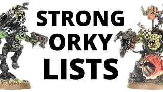 Strong Orks Tournament Lists - Codex Orks Army Lists in Warhammer 40K 10th Edition