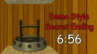 *WR* Baldi's Basics Remastered | Demo Style - Secret Ending: 6:56.664