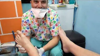 MAN FOOT MASSAGE the Medellin Market of Mexico City 🇲🇽 (Mercado Medellin)