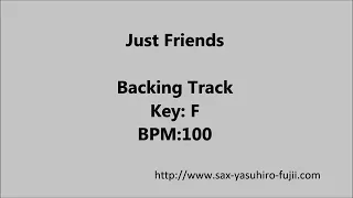 Just Friends - Backing Track - BPM100