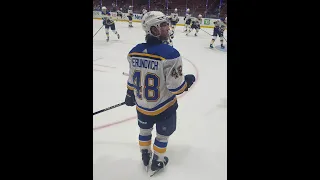 St. Louis Blues Warm Up