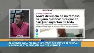 Gonzálo Campos: 'Algunos centros de estética se dedican a ilusionar a pacientes'