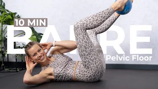 10 MIN ABS & INNER THIGH WORKOUT with BALL - Pelvic Floor Exercises for Women