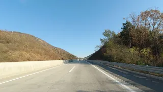 Highway Driving (No Talking, No Music) - Seoul to Busan, Korea