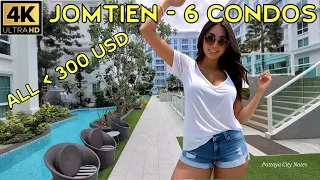 6 Jomtien Condos under 300 USD   2023 Pattaya Thailand