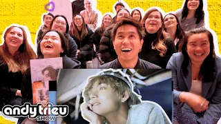 V ‘ Slow Dancing’ Official MV | BTS ARMY AUSTRALIA REACTION | Andy Trieu Show