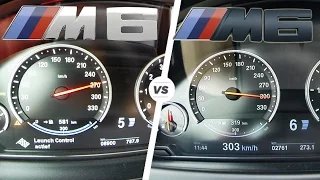 BMW M6 560 HP vs M6 Competition 600 HP 0-270 km/h Acceleration