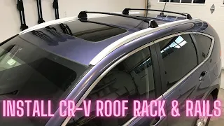 How to install Roof Rack Rails & Crossbars in a 2014 Honda CR-V