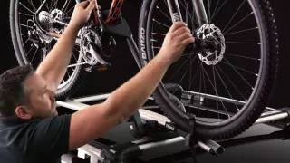 Thule ProRide 598 установка крепления для велосипеда на крышу