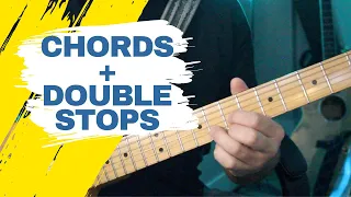Connect your Chords with Double Stops. Make you rhythm guitar MUCH more interesting!