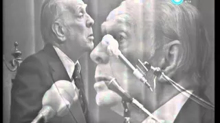 Jorge Luis Borges en la conferencia sobre la ceguera, 1977 (fragmento)