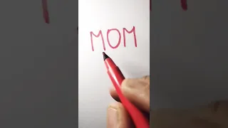 || Beautiful art with mom 🤩|| #shorts #youtubeshorts #youtubepartner #drawing #creativeart #viral