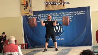 Simon Martirosyan (+109kg) 240 kg clean at 2019 🇦🇲 WC