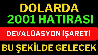 Dolarda 2001 Hatırası, Devalüasyon İşaretleri Bu Şekilde Gelecek, Dolar