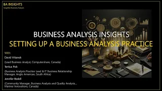 Setting up a Business Analysis Practice