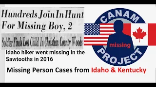 Missing 411 David Paulides Presents Cases from Idaho and Kentucky