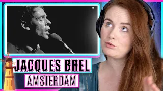 Vocal Coach reacts to Jacques Brel - Amsterdam (Live officiel Les Adieux à l’Olympia 1966)